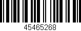 Código de barras (EAN, GTIN, SKU, ISBN): '45465268'