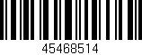 Código de barras (EAN, GTIN, SKU, ISBN): '45468514'