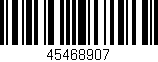 Código de barras (EAN, GTIN, SKU, ISBN): '45468907'
