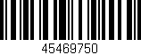Código de barras (EAN, GTIN, SKU, ISBN): '45469750'