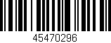 Código de barras (EAN, GTIN, SKU, ISBN): '45470296'