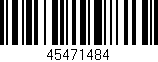 Código de barras (EAN, GTIN, SKU, ISBN): '45471484'
