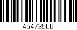 Código de barras (EAN, GTIN, SKU, ISBN): '45473500'