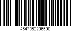 Código de barras (EAN, GTIN, SKU, ISBN): '4547352286608'