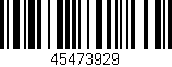Código de barras (EAN, GTIN, SKU, ISBN): '45473929'