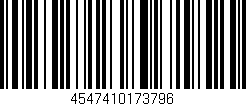 Código de barras (EAN, GTIN, SKU, ISBN): '4547410173796'