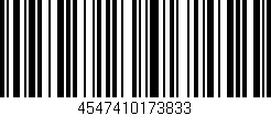 Código de barras (EAN, GTIN, SKU, ISBN): '4547410173833'