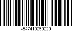 Código de barras (EAN, GTIN, SKU, ISBN): '4547410259223'