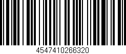 Código de barras (EAN, GTIN, SKU, ISBN): '4547410266320'
