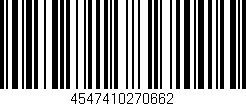 Código de barras (EAN, GTIN, SKU, ISBN): '4547410270662'