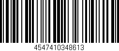 Código de barras (EAN, GTIN, SKU, ISBN): '4547410348613'