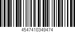 Código de barras (EAN, GTIN, SKU, ISBN): '4547410349474'