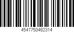 Código de barras (EAN, GTIN, SKU, ISBN): '4547750462314'