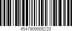 Código de barras (EAN, GTIN, SKU, ISBN): '4547808806220'