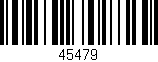 Código de barras (EAN, GTIN, SKU, ISBN): '45479'