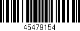Código de barras (EAN, GTIN, SKU, ISBN): '45479154'
