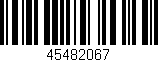Código de barras (EAN, GTIN, SKU, ISBN): '45482067'