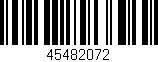 Código de barras (EAN, GTIN, SKU, ISBN): '45482072'