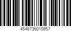 Código de barras (EAN, GTIN, SKU, ISBN): '4548736010857'