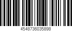 Código de barras (EAN, GTIN, SKU, ISBN): '4548736035898'