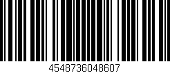 Código de barras (EAN, GTIN, SKU, ISBN): '4548736048607'