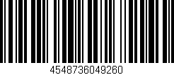 Código de barras (EAN, GTIN, SKU, ISBN): '4548736049260'