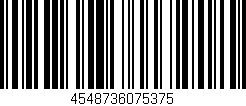 Código de barras (EAN, GTIN, SKU, ISBN): '4548736075375'