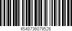 Código de barras (EAN, GTIN, SKU, ISBN): '4548736079526'