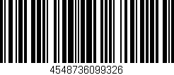 Código de barras (EAN, GTIN, SKU, ISBN): '4548736099326'
