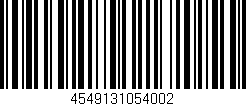 Código de barras (EAN, GTIN, SKU, ISBN): '4549131054002'