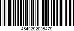 Código de barras (EAN, GTIN, SKU, ISBN): '4549292005479'