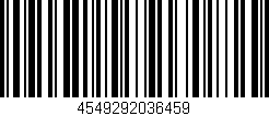 Código de barras (EAN, GTIN, SKU, ISBN): '4549292036459'