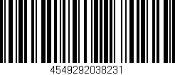 Código de barras (EAN, GTIN, SKU, ISBN): '4549292038231'