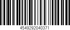 Código de barras (EAN, GTIN, SKU, ISBN): '4549292040371'