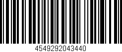 Código de barras (EAN, GTIN, SKU, ISBN): '4549292043440'