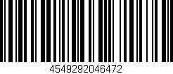 Código de barras (EAN, GTIN, SKU, ISBN): '4549292046472'