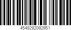 Código de barras (EAN, GTIN, SKU, ISBN): '4549292092851'
