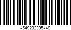 Código de barras (EAN, GTIN, SKU, ISBN): '4549292095449'