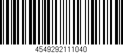 Código de barras (EAN, GTIN, SKU, ISBN): '4549292111040'