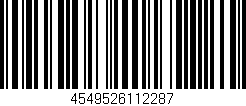 Código de barras (EAN, GTIN, SKU, ISBN): '4549526112287'