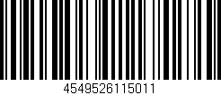 Código de barras (EAN, GTIN, SKU, ISBN): '4549526115011'