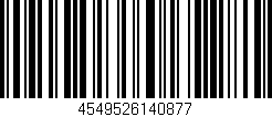 Código de barras (EAN, GTIN, SKU, ISBN): '4549526140877'