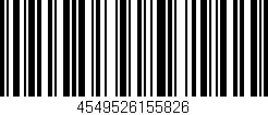 Código de barras (EAN, GTIN, SKU, ISBN): '4549526155826'