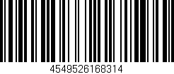 Código de barras (EAN, GTIN, SKU, ISBN): '4549526168314'