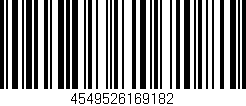 Código de barras (EAN, GTIN, SKU, ISBN): '4549526169182'