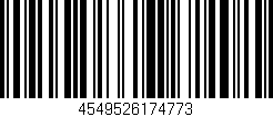 Código de barras (EAN, GTIN, SKU, ISBN): '4549526174773'