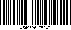 Código de barras (EAN, GTIN, SKU, ISBN): '4549526175343'