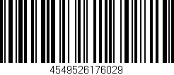 Código de barras (EAN, GTIN, SKU, ISBN): '4549526176029'