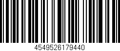 Código de barras (EAN, GTIN, SKU, ISBN): '4549526179440'