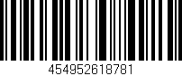 Código de barras (EAN, GTIN, SKU, ISBN): '454952618781'